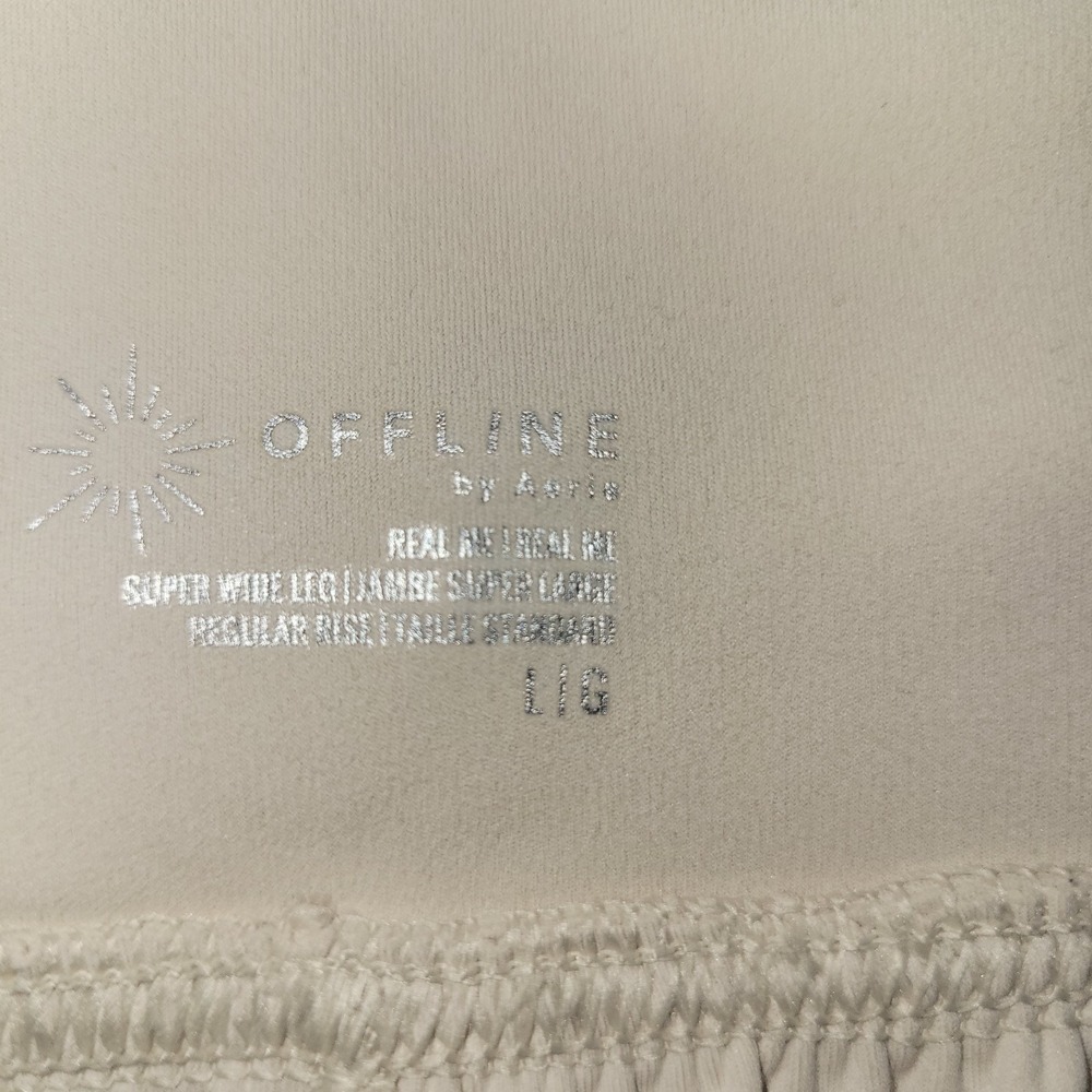Offline By Aerie Real Me Regular Rise Super Wide Leg Legging Size Large NWT - Picture 5 of 9